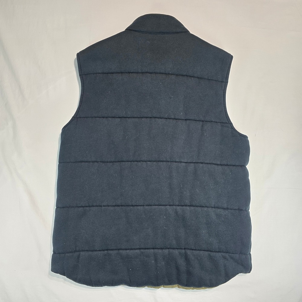 VTG Polo Ralph Lauren Mens Navy Blue Quilted Puffer Vest Large Red Pony - Picture 12 of 15